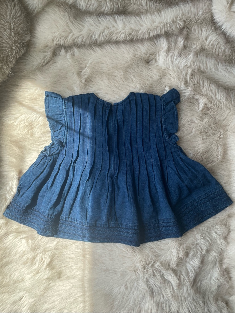 Anthropologie Jade Denim Swing Top by Pilcro - Picture 5 of 6